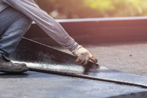 Professional Exterior Waterproofing technician working in Linwood, PA